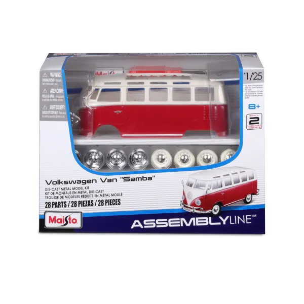 Maisto – Stavebnica – Volkswagen Van Samba, 1:25