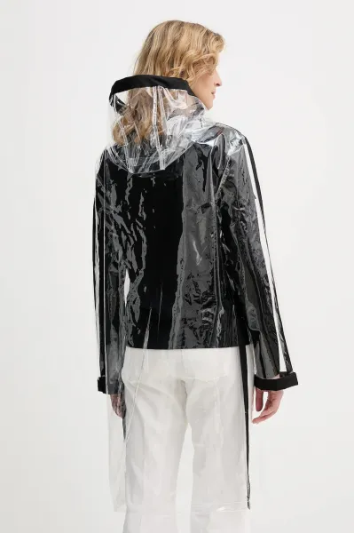 Kabát Karl Lagerfeld Clear Fashion Raincoat Clear/Black