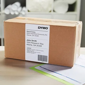 Dymo 2128307, 159mm x 104mm, veľké, biele, originálne papierové štítky, 6 x 220 ks