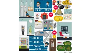 SIKU World – policajná stanica + 2 darčeky