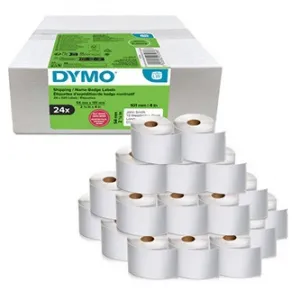 Dymo 2223588, 101mm x 54mm, pre prepravu, biele, originálne papierové štítky, 24 x 220 ks