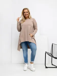 Asymetrická plus size tunika