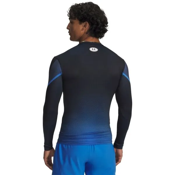 Under Armour HEATGEAR SUB CREW Pánske tréningové tričko, tmavo modrá, veľkosť