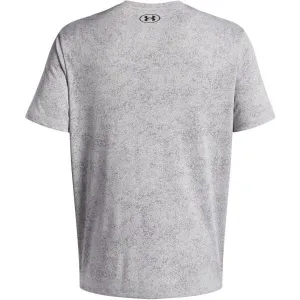 Under Armour TECH TEE PIXELATE Pánske športové tričko, sivá, veľkosť M