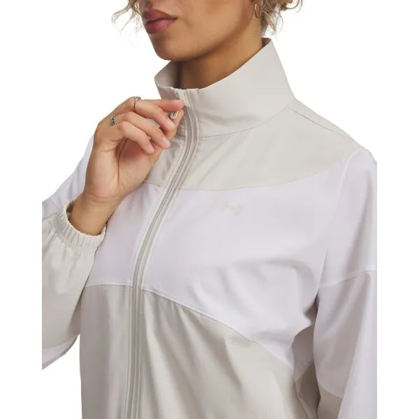 Under Armour RIVAL WOVEN JACKET Dámska bunda, biela, veľkosť M