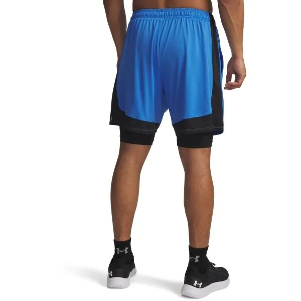 Under Armour TECH VENT 2IN1 SHORT Pánske šortky, modrá, veľkosť