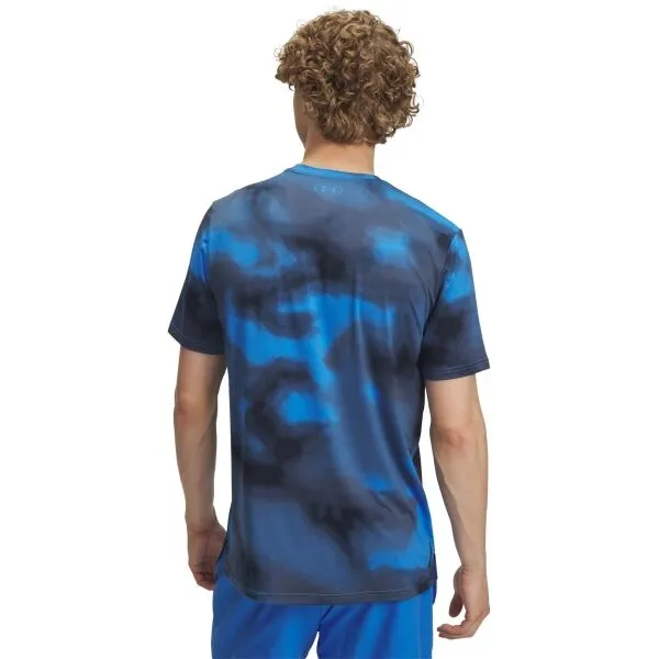 Under Armour VANISH ENERGY PRINTED TEE Pánske tričko, tmavo modrá, veľkosť S