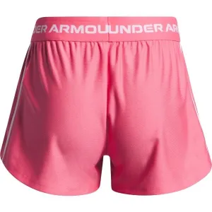 Under Armour TECH PLAY UP Dievčenské krátke nohavice, ružová, veľkosť L