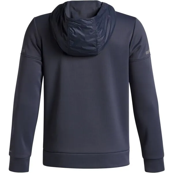 Under Armour ARMOUR FLEECE PRO UTILITY Chlapčenská mikina, tmavo sivá, veľkosť M