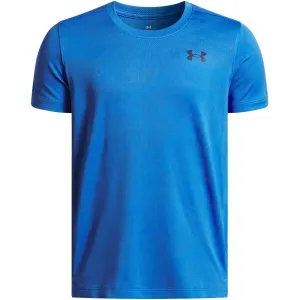 Under Armour TECH VENT JACQUARD TEE Chlapčenské športové tričko, modrá, veľkosť M