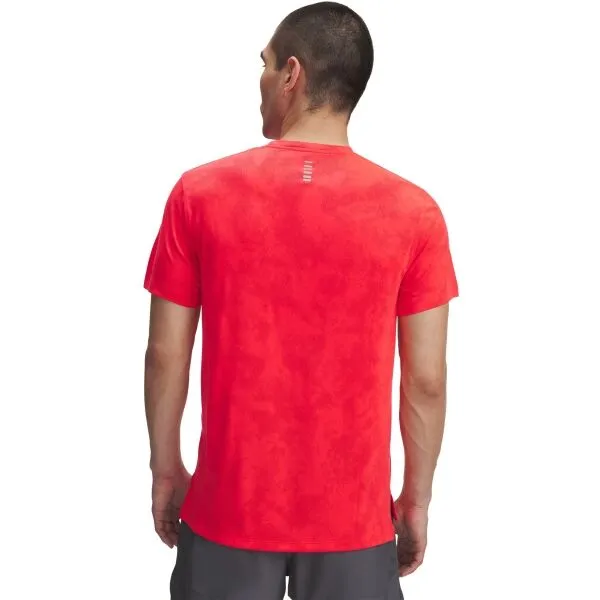 Under Armour LAUNCH CAMO Pánske tričko, červená, veľkosť M