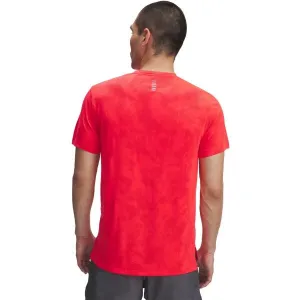 Under Armour LAUNCH CAMO Pánske tričko, červená, veľkosť M