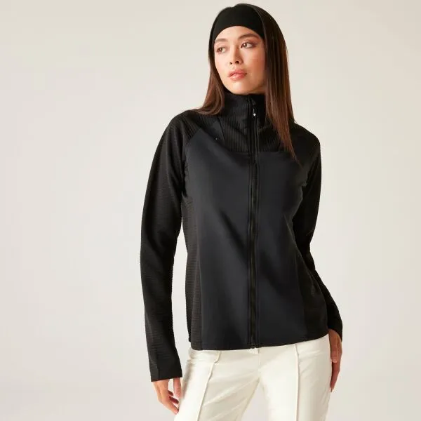 Dare2b SLEEK MIDLAYER Dámska mikina, čierna, veľkosť