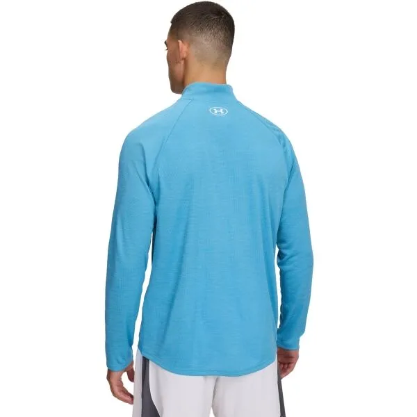 Under Armour TECH TEXTURED Pánske tričko, svetlomodrá, veľkosť