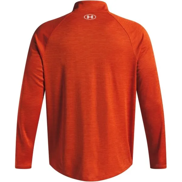 Under Armour TECH TEXTURED Pánske tričko, oranžová, veľkosť M
