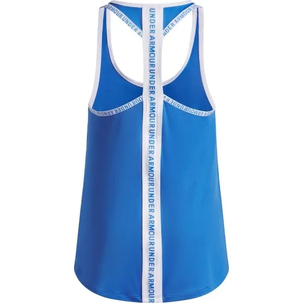 Under Armour KNOCK OUT Dievčenské tielko, modrá, veľkosť M