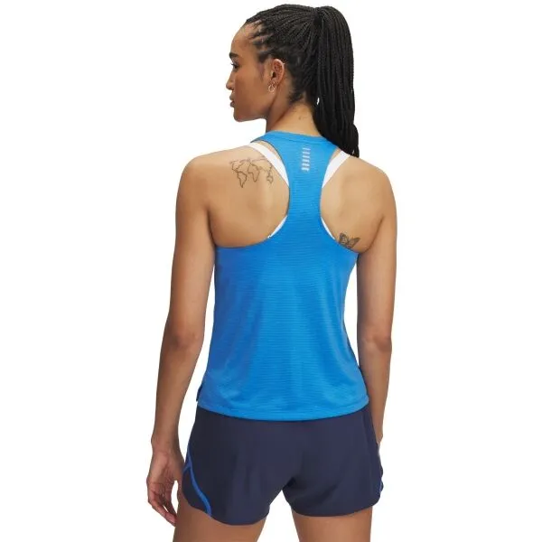 Under Armour LAUNCH SINGLET Dámske tielko, modrá, veľkosť