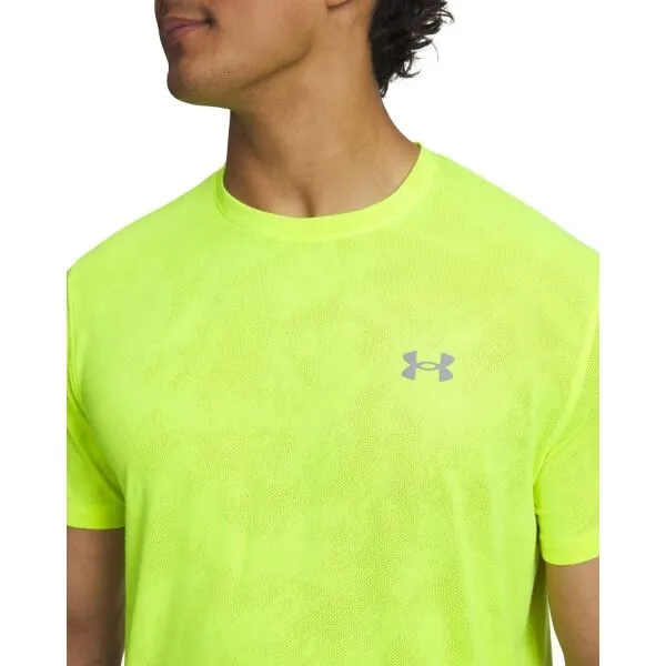 Under Armour LAUNCH CAMO Pánske tričko, žltá, veľkosť