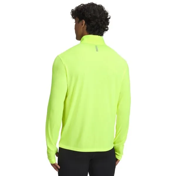 Under Armour LAUNCH 1/4 ZIP Pánske bežecké tričko, žltá, veľkosť