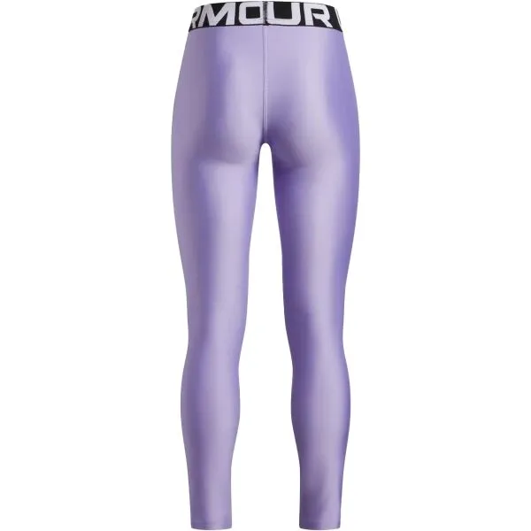 Under Armour HG LEGGING Dievčenské legíny, fialová, veľkosť L