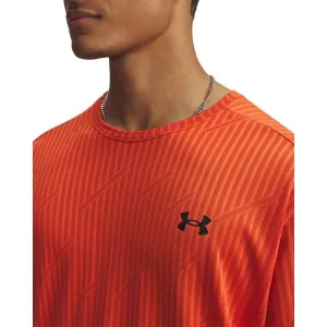 Under Armour TECH VENT JACQUARD Pánske tričko, oranžová, veľkosť M