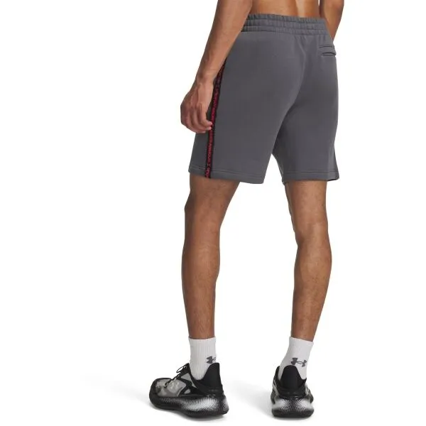 Under Armour ICON FLEECE SHORTS Pánske šortky, tmavo sivá, veľkosť M