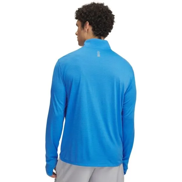 Under Armour LAUNCH 1/4 ZIP Pánske bežecké tričko, modrá, veľkosť