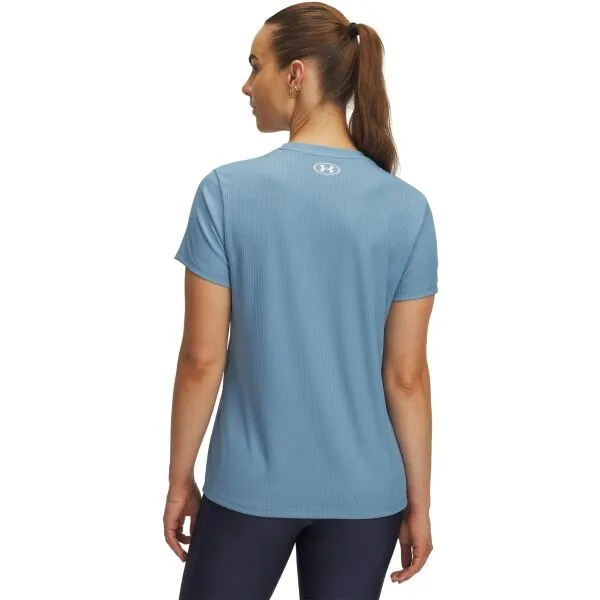 Under Armour TECH RIB TEE Dámske tričko, svetlomodrá, veľkosť S