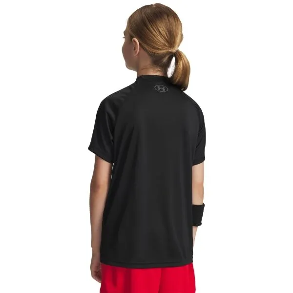 Under Armour SPLIT WORDMARK Chlapčenské tričko, čierna, veľkosť S