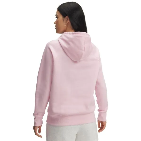 Under Armour RIVAL FLEECE BIG LOGO Dámska mikina, ružová, veľkosť