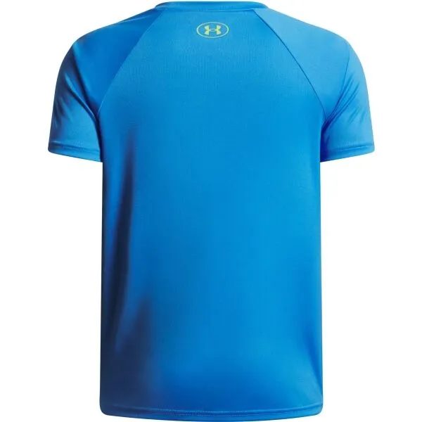 Under Armour SPLIT WORDMARK Chlapčenské tričko, modrá, veľkosť S