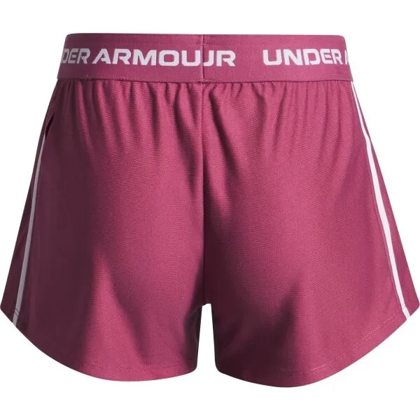Under Armour TECH PLAY UP Dievčenské krátke nohavice, červená, veľkosť L