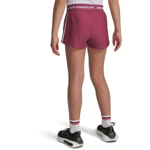 Under Armour TECH PLAY UP Dievčenské krátke nohavice, červená, veľkosť L