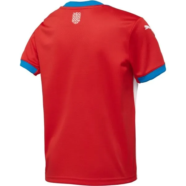Puma FC ZBROJOVKA BRNO JR HOME JERSEY Detský futbalový dres, červená, veľkosť