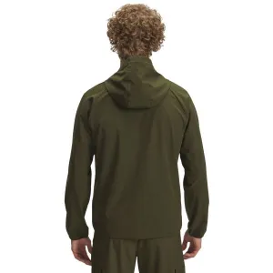 Under Armour STRETCH WOVEN WINDBREAKER Pánska bunda, khaki, veľkosť