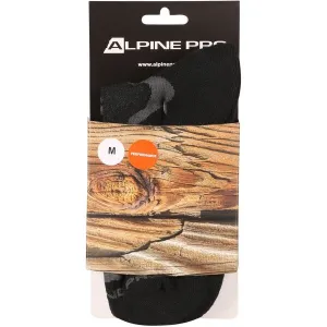 ALPINE PRO GANGE Členkové športové ponožky, čierna, veľkosť