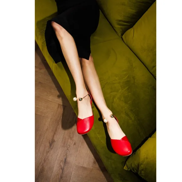 Barefoot sandále POPPY Cherry