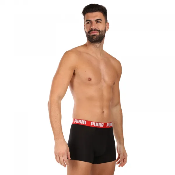 6PACK pánske boxerky Puma čierne (701227792 004) L, trenky