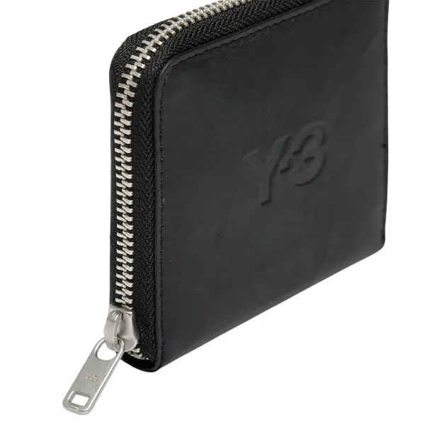 adidas Y-3 Crincle Leather Wallet "Black" (JD2895)