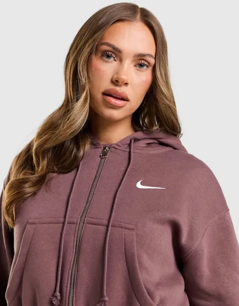 Nike Mikina S Kapucňou   W Nsw Phnx Flc Crp