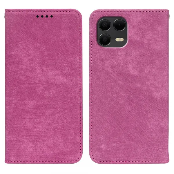MAGNETIC Zaklápací kryt pre T Phone 3 Pro tmavoružový