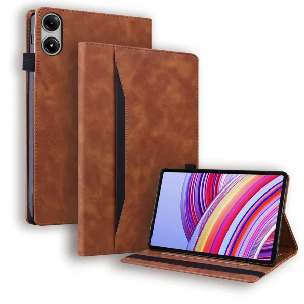 FLATY Zaklápací obal pre Xiaomi Redmi Pad 2 Pro hnedý