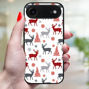 MY ART Kryt s vianočným dizajnom Apple iPhone Air DEER (068)
