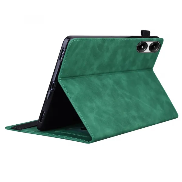 FLATY Zaklápací obal pre Xiaomi Redmi Pad 2 Pro zelený