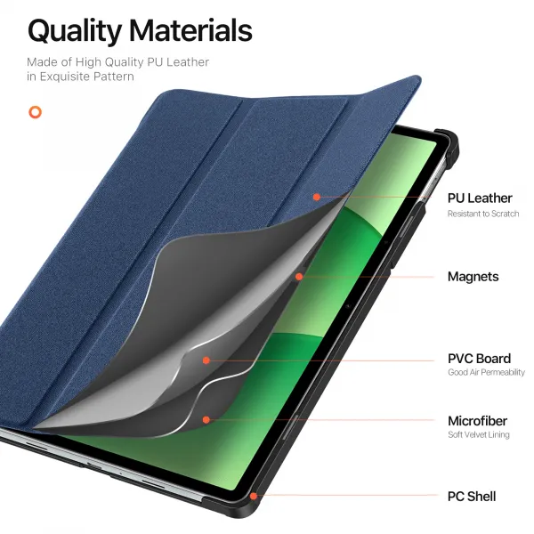 DUX DOMO Zaklápacie puzdro pre OnePlus Pad Lite modré