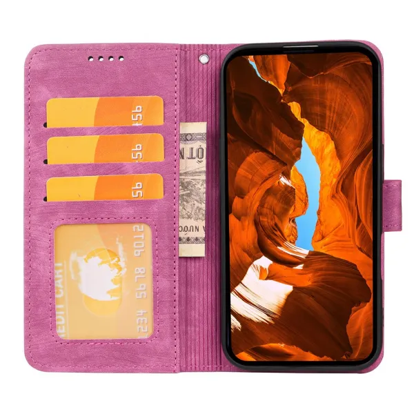 MAGNETIC Zaklápací kryt pre T Phone 3 Pro tmavoružový
