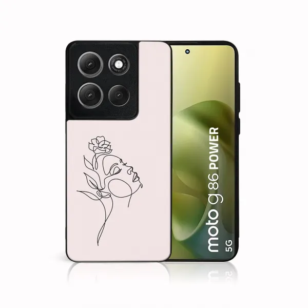 MY ART Ochranný kryt pre Motorola Moto G86 Power 5G ROSE GIRL (198)