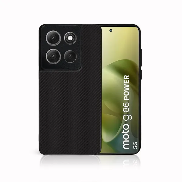 MY ART Ochranný kryt pre Motorola Moto G86 Power 5G CARBON (231)