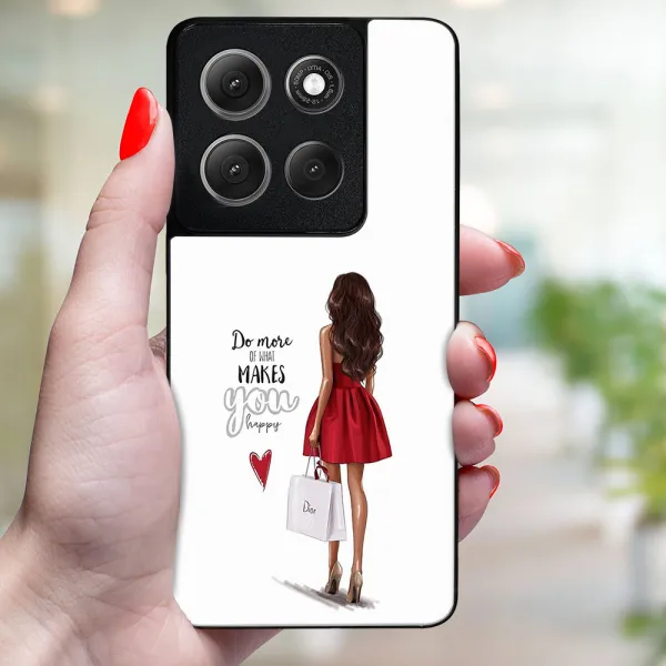 MY ART Ochranný kryt pre Motorola Moto G86 Power 5G RED DRESS (137)