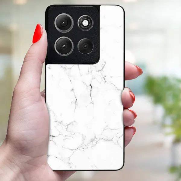 MY ART Ochranný kryt pre Motorola Moto G86 Power 5G WHITE MARBLE (144)